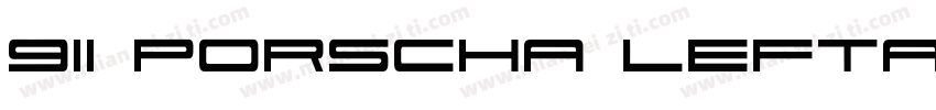 911 Porscha Leftalic字体转换